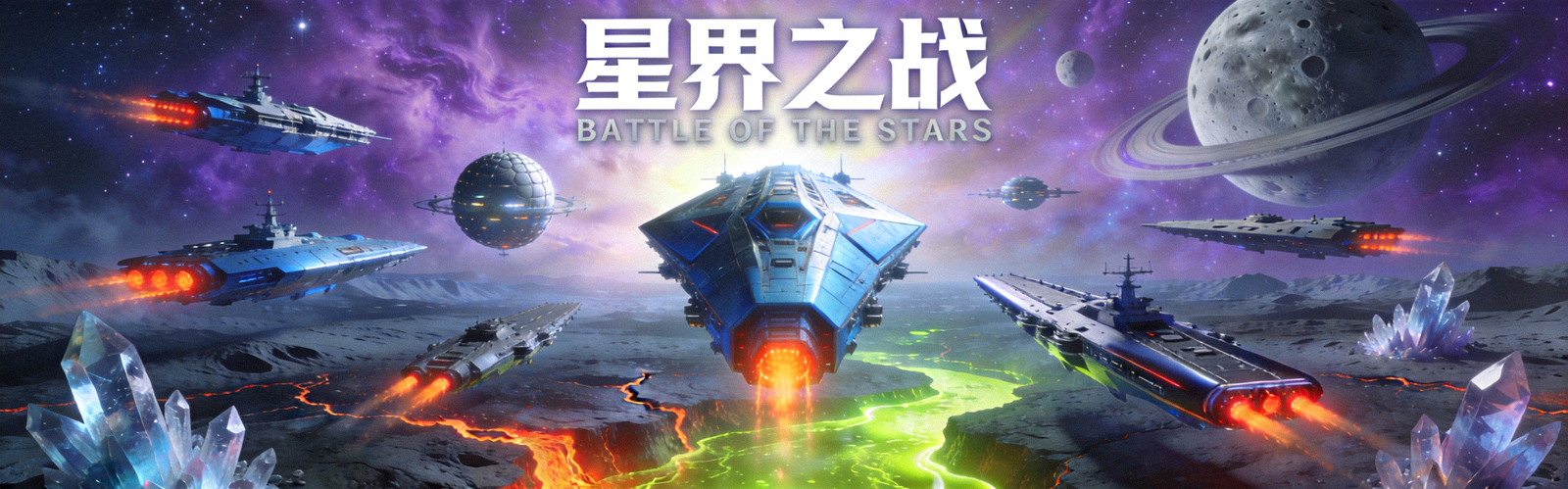 科幻史诗电影封面 - 太空舰队与外星景观